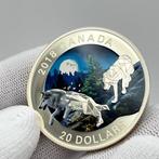 Canada. 20 Dollars 2018 – Canada – Geometric Fauna – Grey