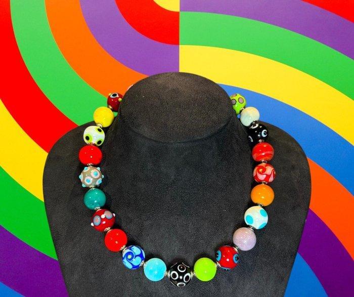 Murano-glas - Halsketting - Murano-glas ketting, Antiek en Kunst, Antiek | Glaswerk en Kristal