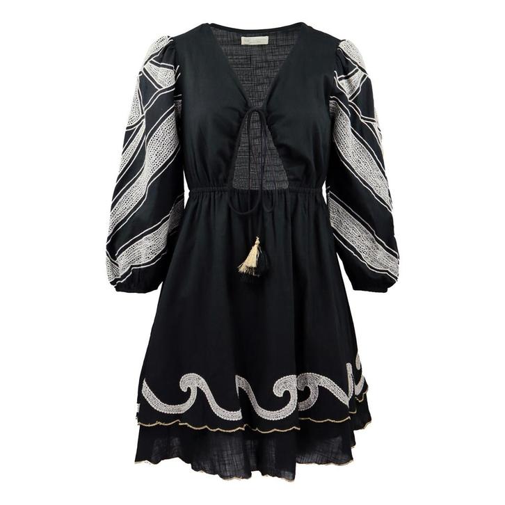 BSB • zwarte cut out jurk • L, Kleding | Dames, Truien en Vesten, Zwart, Nieuw, Verzenden