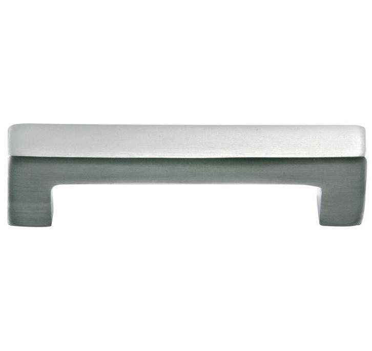 Meubelgreep Karé 96 mm mat nikkel ongelakt, Doe-het-zelf en Bouw, Hang- en Sluitwerk, Klink of Kruk, Nieuw, Overige materialen