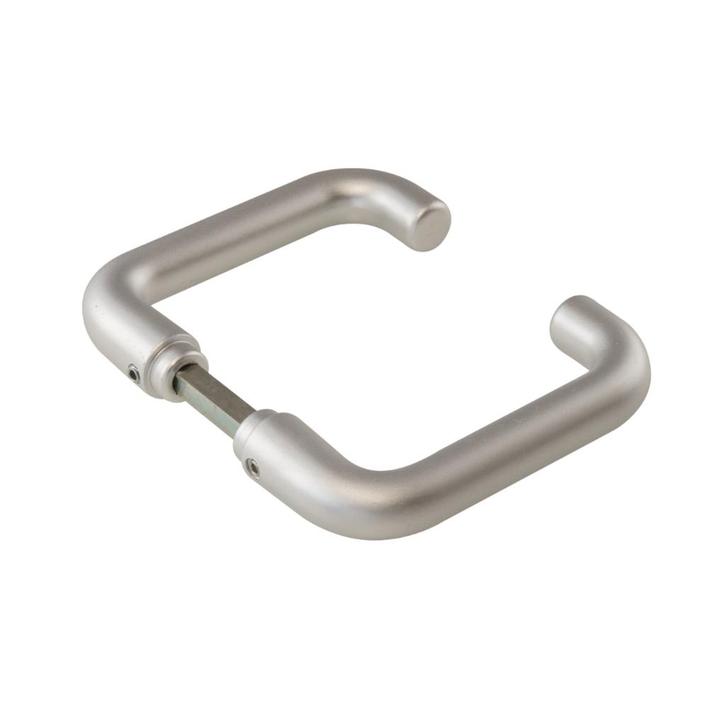 Deurkruk afgerond - Aluminium, Doe-het-zelf en Bouw, Glas en Ramen, Nieuw, Verzenden