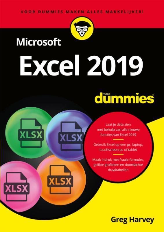 Microsoft Excel 2019 voor Dummies 9789045355771 Greg Harvey, Boeken, Informatica en Computer, Zo goed als nieuw, Verzenden