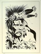 Comès, Didier - 1 Offset Print - Indien - 1992, Nieuw