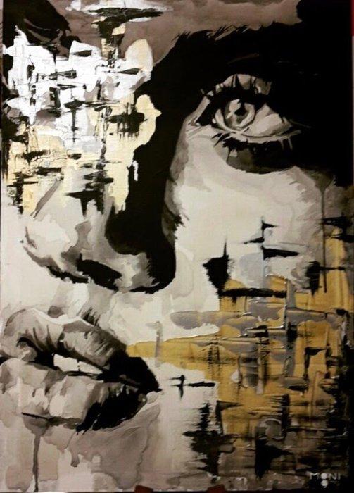 Moni - Pensieri, Antiquités & Art, Art | Peinture | Moderne