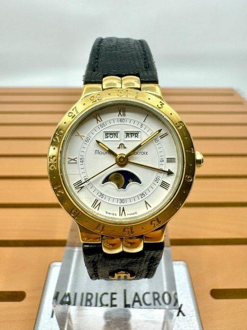 Maurice Lacroix - Masterpiece Vollkalender - Zonder, Handtassen en Accessoires, Horloges | Heren