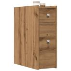 vidaXL Armoire de salle de bain étroite avec roulettes, Verzenden, Neuf