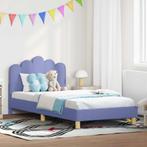 vidaXL Kinderen bedframe met hoofdboard Jeans Blauw 80 x 200, Verzenden