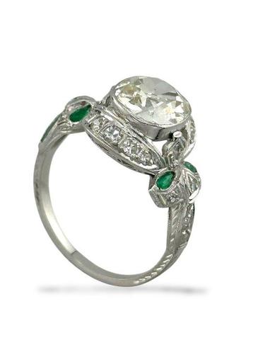 Bague Platine, Bague en platine avec diamant de 2,71 carats