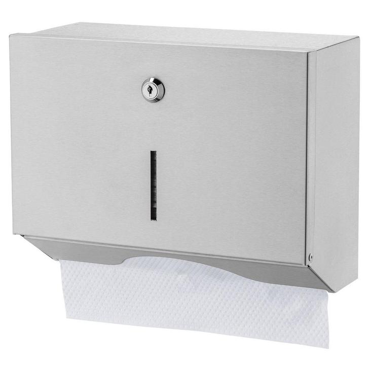 Handdoekdispenser | BasicLine | RVS | Papieren Handdoeken |, Zakelijke goederen, Horeca | Keukenapparatuur, Nieuw in verpakking