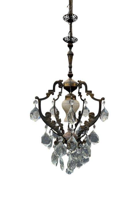 Plafondlamp - Gepatineerd brons, Antiek en Kunst, Curiosa en Brocante