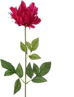 Dahlia Shaggy Fuchsia Zijden per stuk, Nieuw