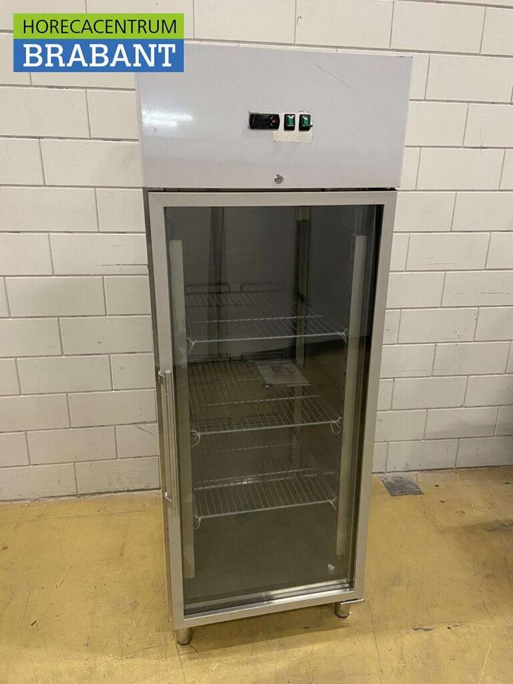 RVS Glasdeur Glazen deur Koelkast Koeling 2/1 GN 650 liter, Zakelijke goederen, Horeca | Keukenapparatuur, Ophalen of Verzenden
