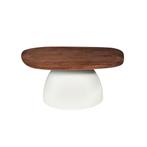 Salontafel Mangohout Sam 87 Houten Blad, Huis en Inrichting, Verzenden, Nieuw, Industriële meubels, Overige vormen