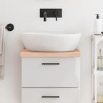 vidaXL Wastafelblad 40x40x(2-4) cm onbehandeld massief hout, Huis en Inrichting, Keuken | Keukenelementen, Verzenden, Nieuw