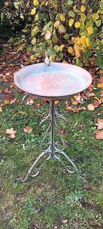 Vasque pour oiseaux - Métal - Bain doiseaux, Antiquités & Art