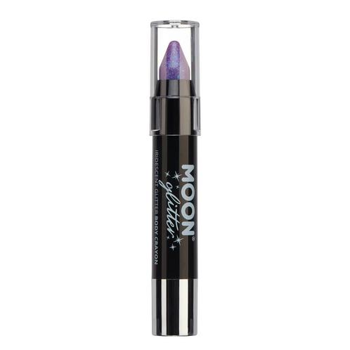 Moon Glitter Iridescent Body Crayons Purple 3.2g, Hobby en Vrije tijd, Feestartikelen, Nieuw, Verzenden