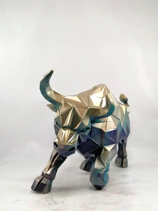 Vanessa Bonino - Bull Golden charge, Antiek en Kunst, Kunst | Designobjecten