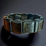 Xl armband en gouden obsidiaan. Onbehandeld natuursteen. -