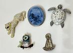 5x Exclusieve broches, Europa - Broche, Antiquités & Art