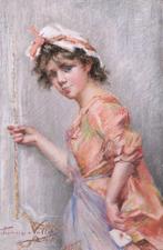Frédérique Vallet-Bisson (1862-1948) - The indiscreet,