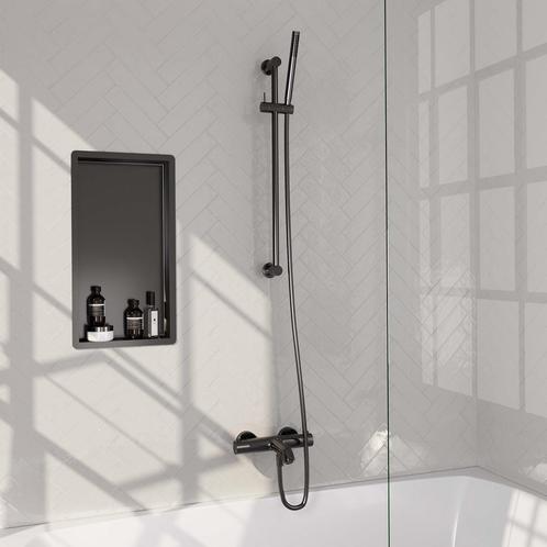 Opbouwset Bad- en Douchekraan Brauer Carving Thermostatisch, Doe-het-zelf en Bouw, Sanitair, Kraan, Nieuw, Ophalen of Verzenden