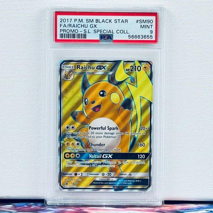 Pokémon Graded card - Raichu SM90 - Pokémon - PSA 9, Hobby en Vrije tijd, Verzamelkaartspellen | Pokémon
