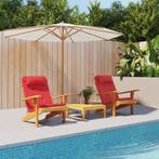 vidaXL Stoelkussens 2 st Adirondack oxford stof rood, Huis en Inrichting, Woonaccessoires | Kussens, Verzenden, Nieuw