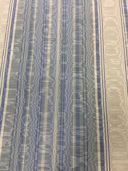 Prestigieuze moiré geweven stof met strepen in een mix van, Antiquités & Art, Tapis & Textile