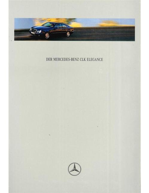 1997 MERCEDES BENZ CLK COUPÉ BROCHURE DUITS, Livres, Autos | Brochures & Magazines