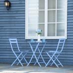Bistroset - Modern Living - Voor 2 personen - Lichtblauw, Ophalen of Verzenden, Nieuw