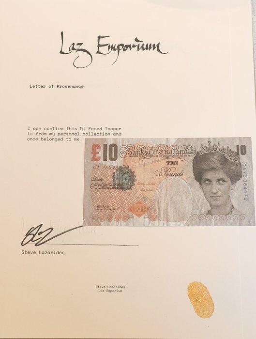 Banksy (1974) - Di-faced tenner, Antiek en Kunst, Kunst | Designobjecten