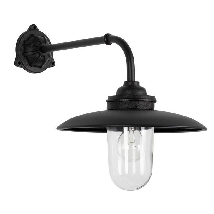 Stal- &amp; Boerderijlampen Provence Stallamp Zwart, Tuin en Terras, Buitenverlichting, 50 tot 250 watt, Nieuw, Aluminium, Wandlamp