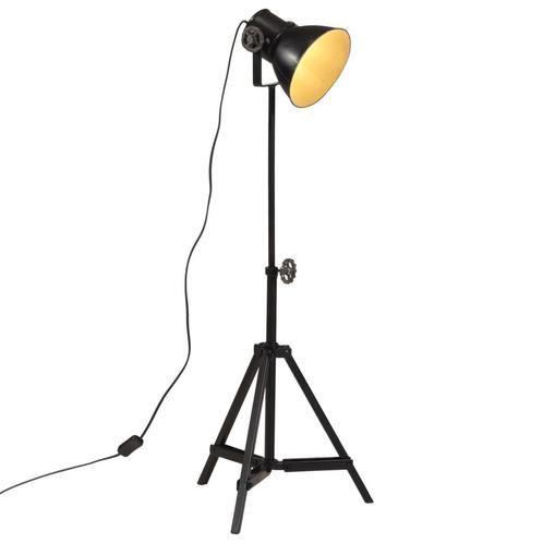 vidaXL Vloerlamp 25 W E27 35x35x65/95 cm zwart, Huis en Inrichting, Lampen | Overige, Nieuw, Verzenden