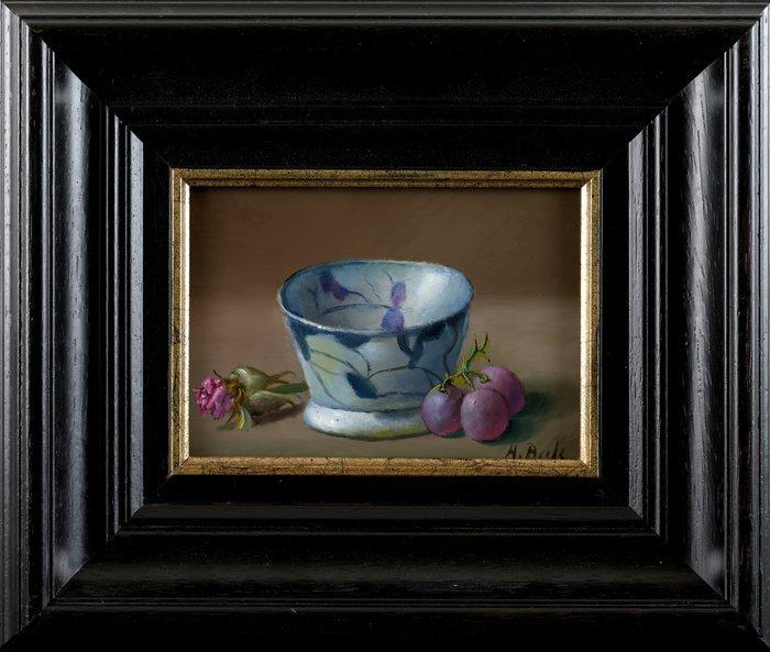 Hilaire Bals (1940) - Quiet Arrangement in Blue - NO RESERVE, Antiquités & Art, Art | Peinture | Classique