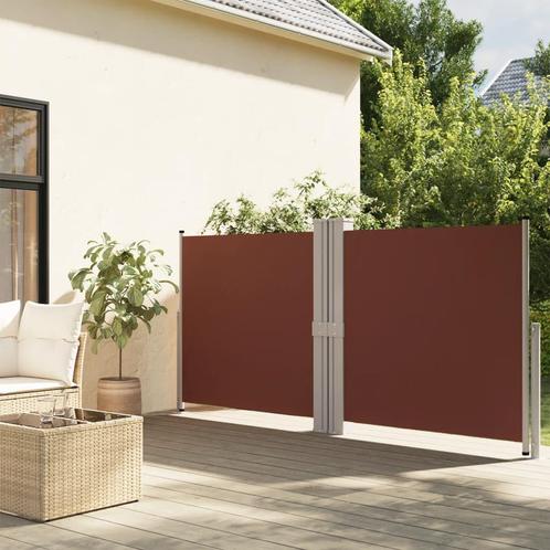 vidaXL Windscherm uittrekbaar 140x1200 cm bruin, Tuin en Terras, Parasols, Nieuw, Verzenden