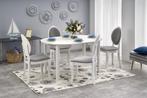 RINGO eettafel Wit/Honing Eik | Retour Deal | Klassiek, Huis en Inrichting, Tafels | Eettafels, Verzenden, Klassiek, Traditioneel