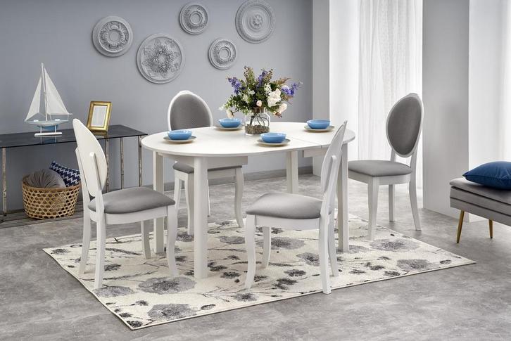 RINGO eettafel Wit/Honing Eik | Retour Deal | Klassiek, Huis en Inrichting, Tafels | Eettafels, 100 tot 150 cm, 100 tot 150 cm