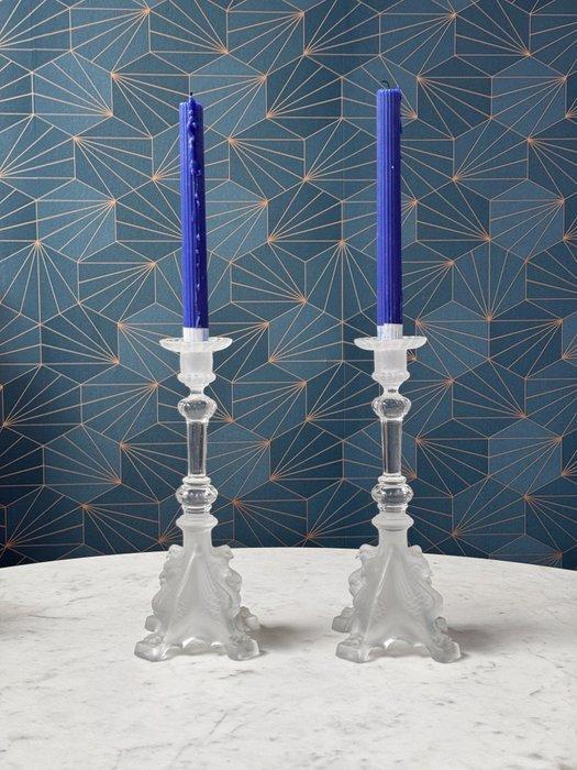 Val Saint Lambert - Charles Graffart - Kandelaar Griffon (2), Antiek en Kunst, Antiek | Meubels | Tafels