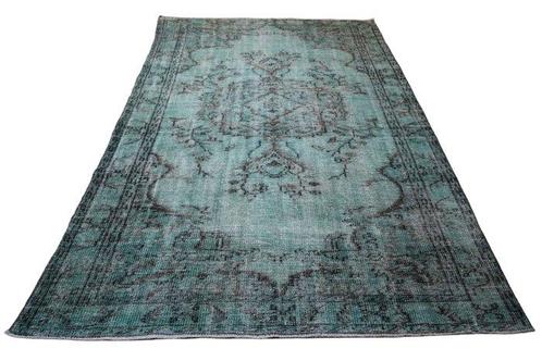 Blauwe vintage  Certificaat  Schoon als nieuw - Vloerkleed, Huis en Inrichting, Stoffering | Tapijten en Vloerkleden