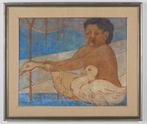 Gerardo Dottori (1884-1977) - Putto con airone