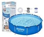 Bestway Steel Pro opzetzwembad 305 cm met pomp en filter..., Ophalen of Verzenden, Nieuw