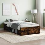 vidaXL Cadre de lit chêne fumé 90x200 cm, Maison & Meubles, Chambre à coucher | Lits, Neuf, Verzenden