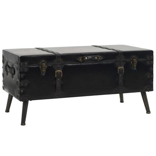 vidaXL Salontafel 102x51x48 cm MDF en staal, Huis en Inrichting, Tafels | Salontafels, Nieuw, Verzenden