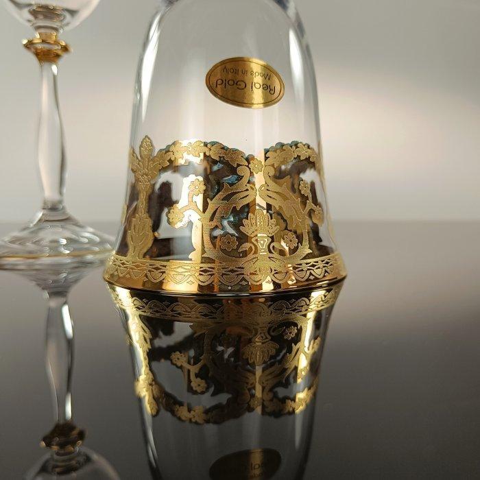 SECOLOVENTESIMO - Kelk (6) - Angela Venice Gold - 24 kt goud, Antiek en Kunst, Antiek | Meubels | Tafels