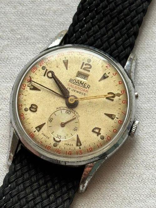 Roamer Calender - Zonder Minimumprijs - Heren - 1970-1979, Bijoux, Sacs & Beauté, Montres | Hommes