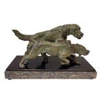 clovis masson - sculptuur, Escultura Perros Cazando” - 27