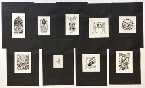 Belgische Ex Libris en West-Vlaamse grafiek. - Antwerpsche, Antiek en Kunst, Antiek | Boeken en Manuscripten