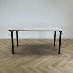 Gispen verstelbaar bureau / tafel 160x80 cm, grijs - zwart, Maison & Meubles, Bureaux, Bureau
