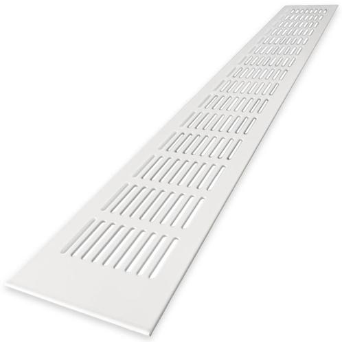 Ventilatiestrip aluminium LxH 600 x 80mm (G61-6008W), Doe-het-zelf en Bouw, Ventilatie en Afzuiging, Nieuw, Verzenden
