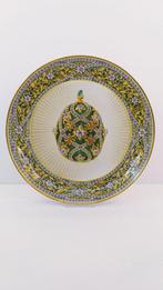 Bord - House of Fabergé/ Franklin Mint plate with genuine, Antiek en Kunst